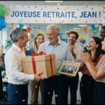 fête de départ à la retraite dans une entreprise