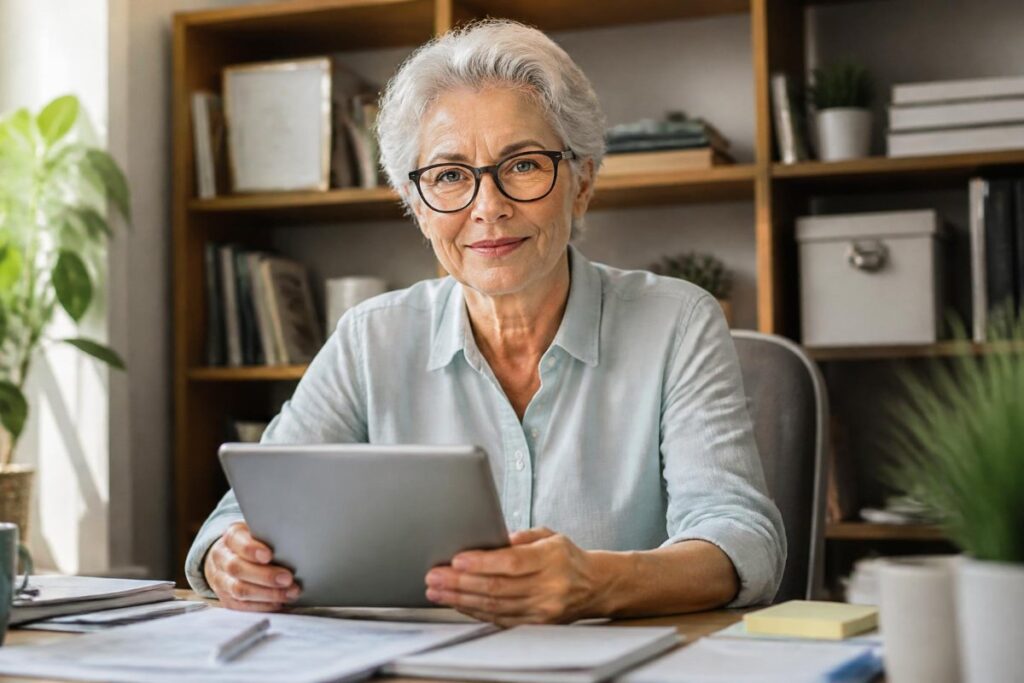 Personne âgée gérant ses démarches liées à opération cataracte chez personne âgée - guide pratique seniors